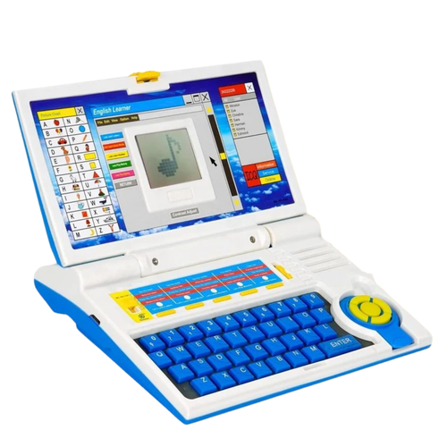 Big Size Kids Laptop Toy with Music, Learning Games & LED Display