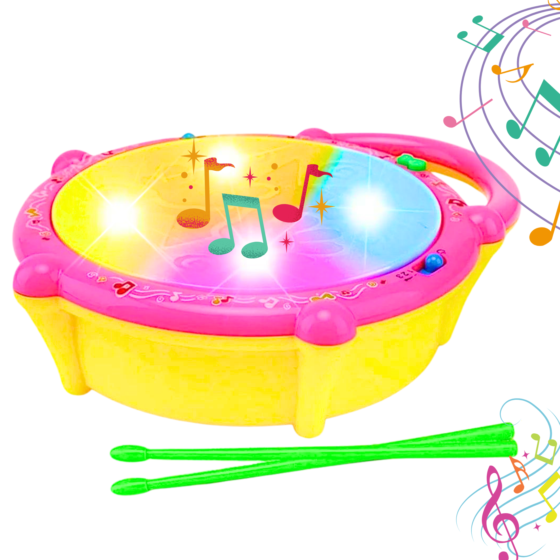 Flash Drum Toy for Kids – Musical Light Drum | Educational Fun Toy
