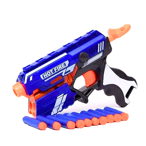 Blaze Dart Gun Toy for Kids | Soft Foam Bullet Blaster with 10 Darts
