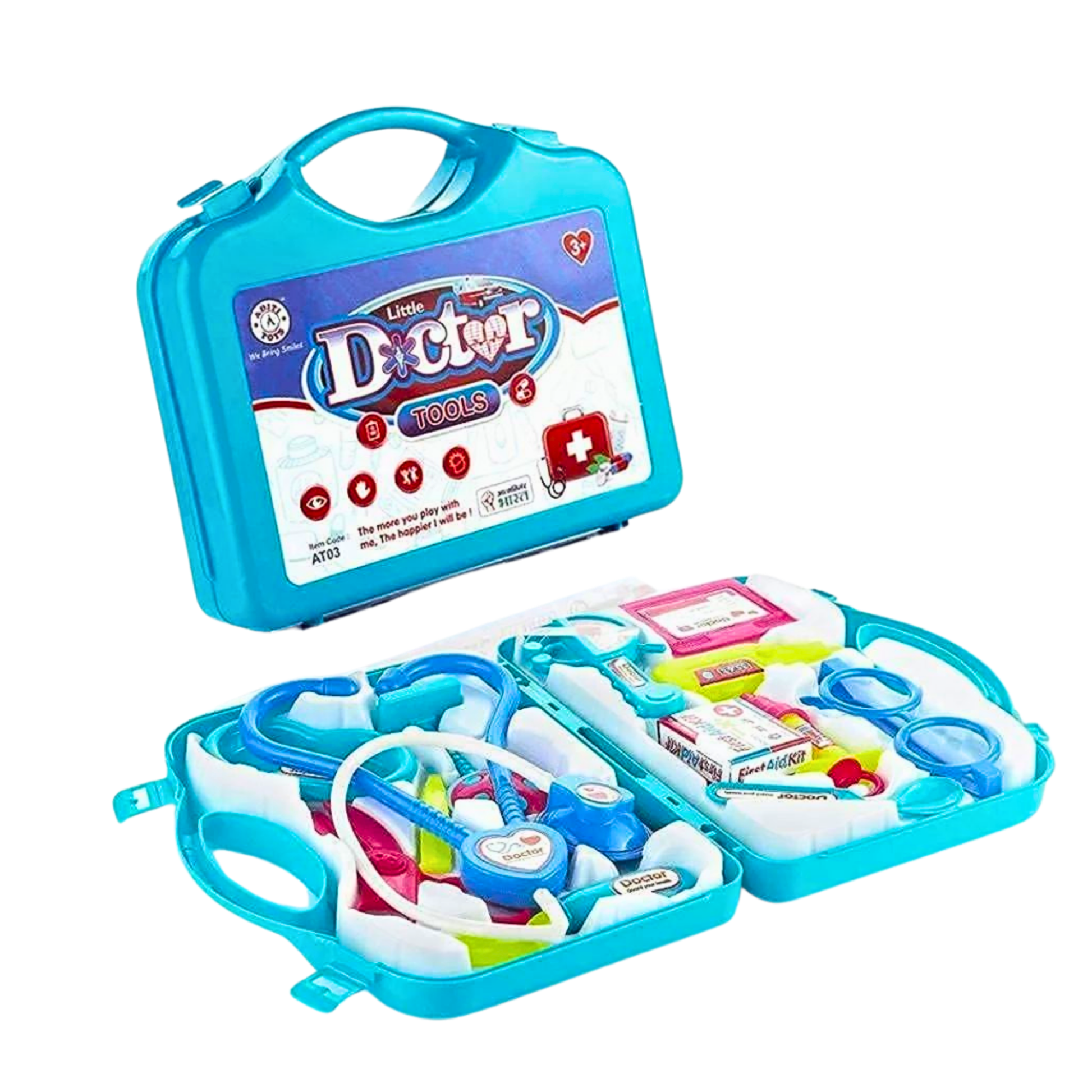 Doctor Set for Kids | Medical Playset with Stethoscope, Tools & Carry Case