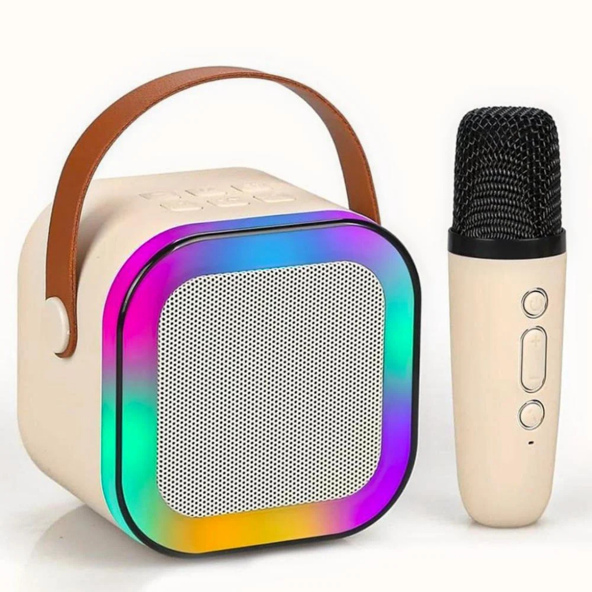 K12 Wireless Karaoke Mic with Bluetooth | LED Lights & Speaker
