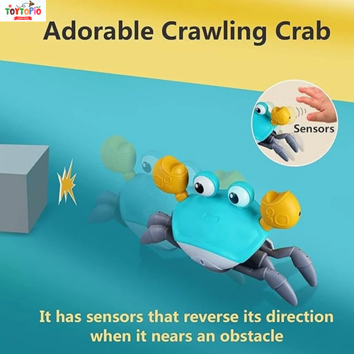 Cute Crab Toy for Kids | Walking, Music & Light-Up Escaping Crab Toy