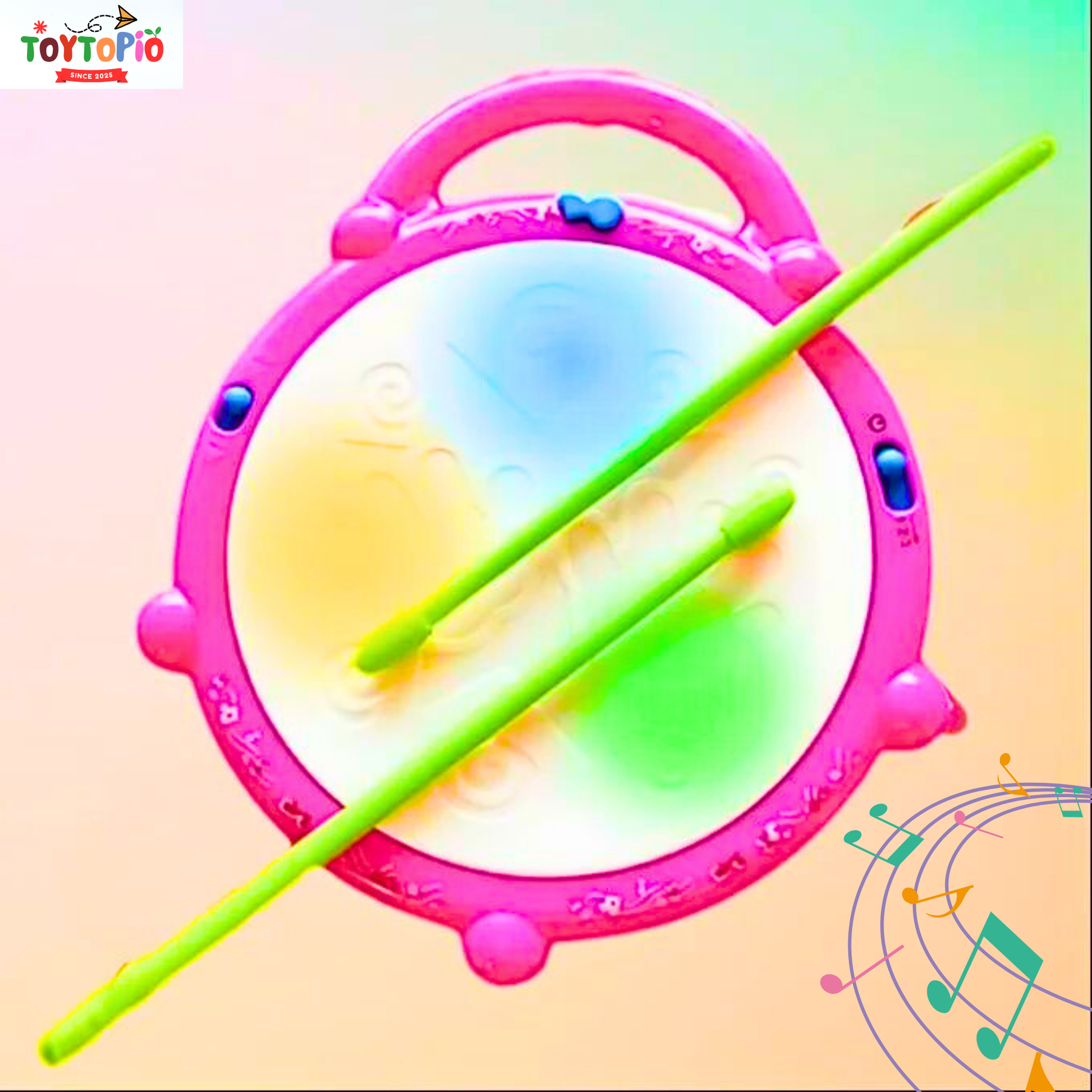 Flash Drum Toy for Kids – Musical Light Drum | Educational Fun Toy