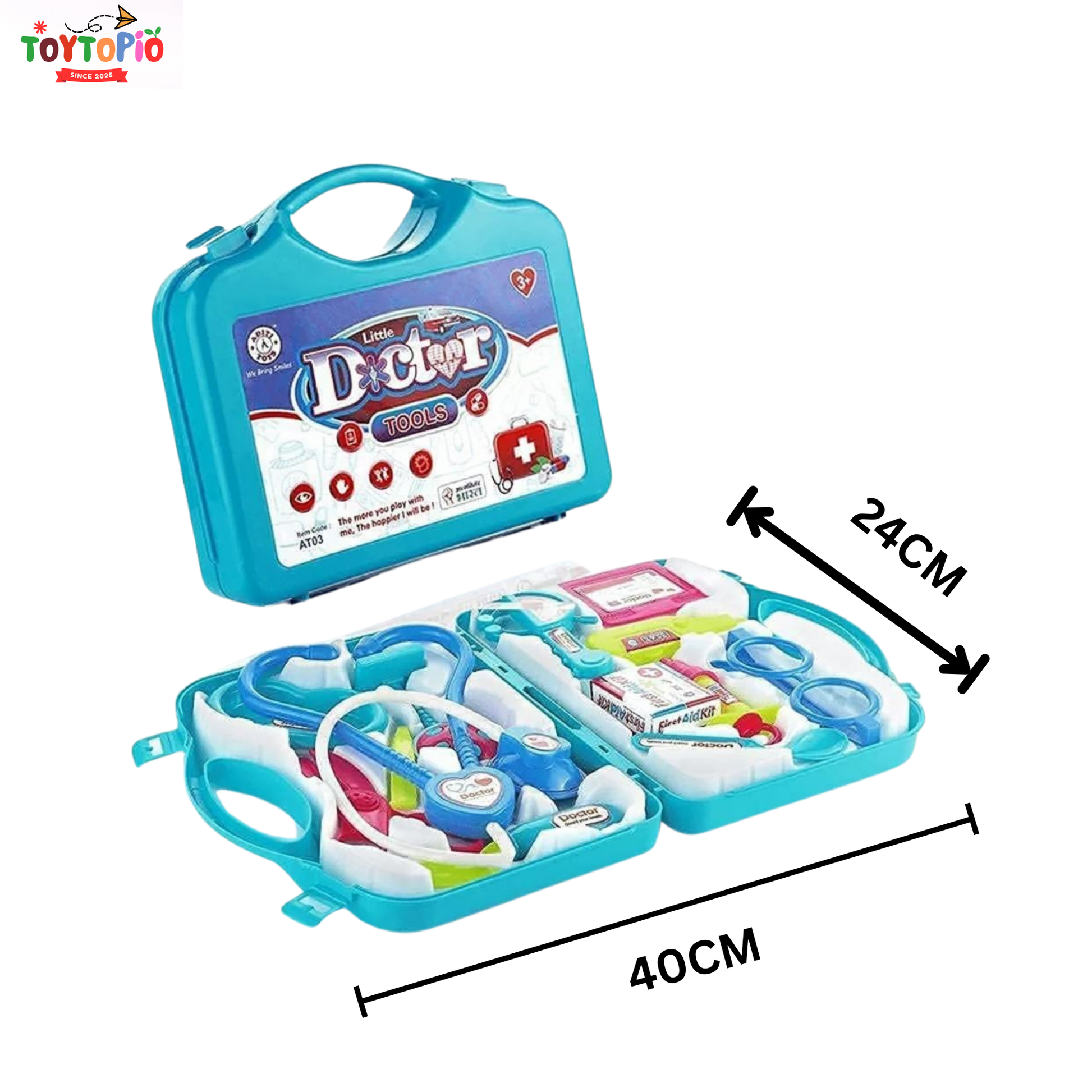 Doctor Set for Kids | Medical Playset with Stethoscope, Tools & Carry Case