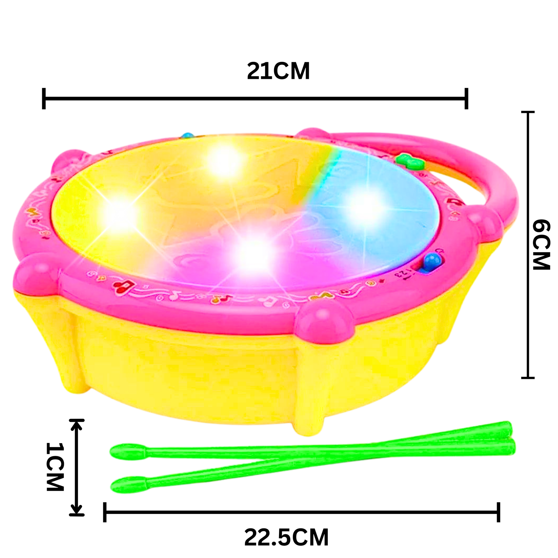 Flash Drum Toy for Kids – Musical Light Drum | Educational Fun Toy